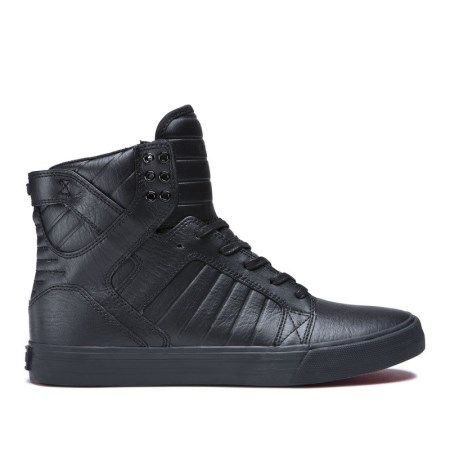 Supra Skytop Svart Høye Sneakers Herre [NO-1-O045]